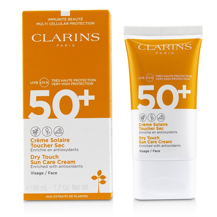 CLARINS - Dry Touch Sun Care Cream for Face SPF 50