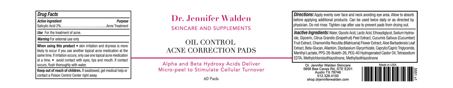 OIL CONTROL ACNE CORRECTION PADS-7