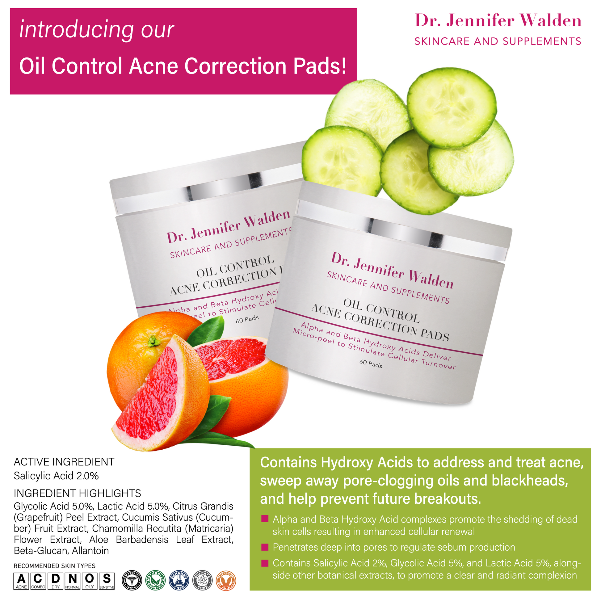 OIL CONTROL ACNE CORRECTION PADS-3