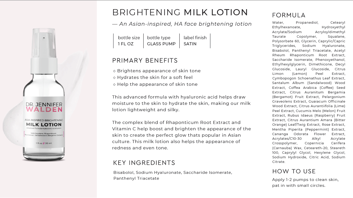 Asia Inspired Brightening Hyaluronic Milk Lotion-6