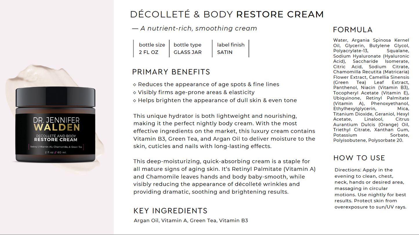 Décolleté & Body Restore Cream-4