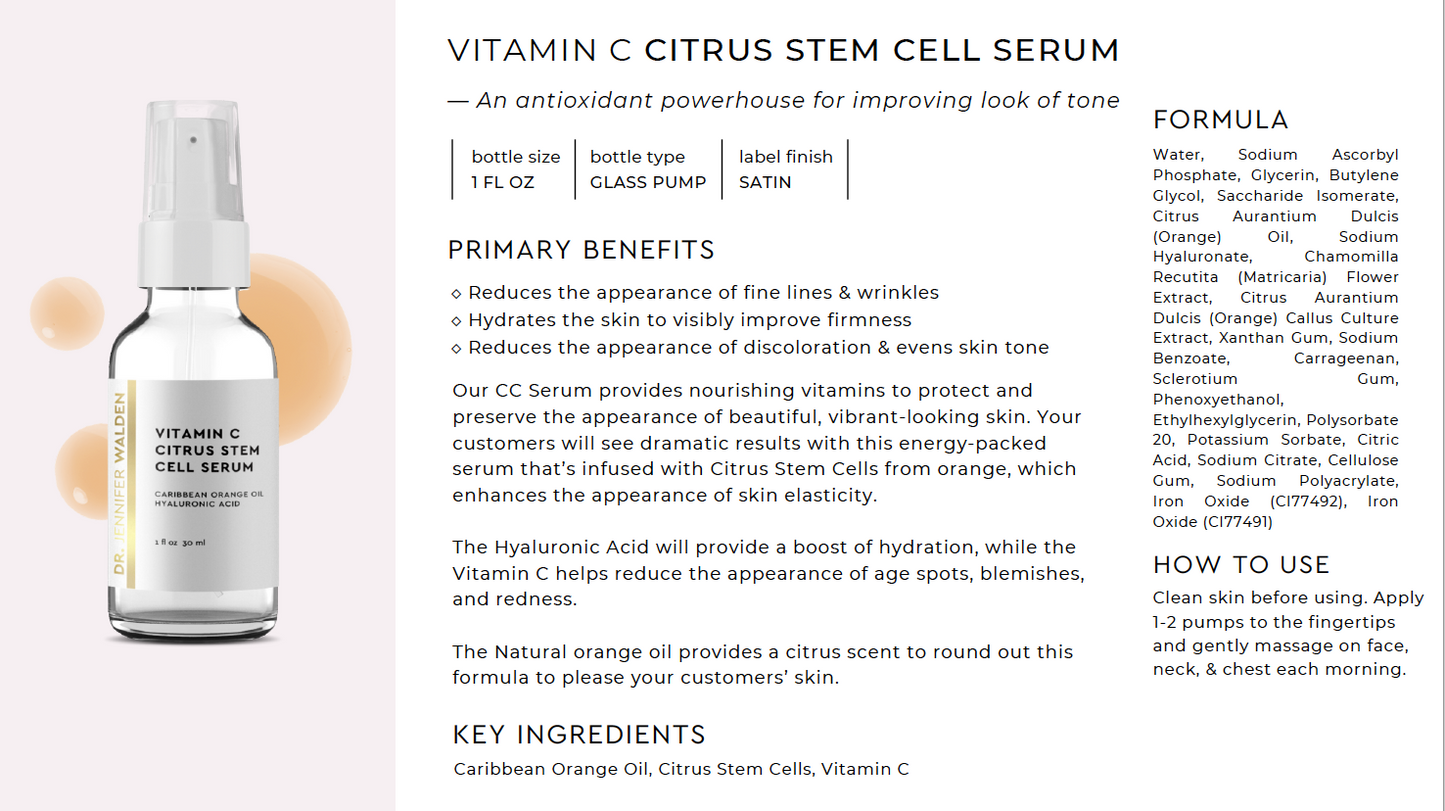 Citrus Stem Cell Serum with Vitamin C-3