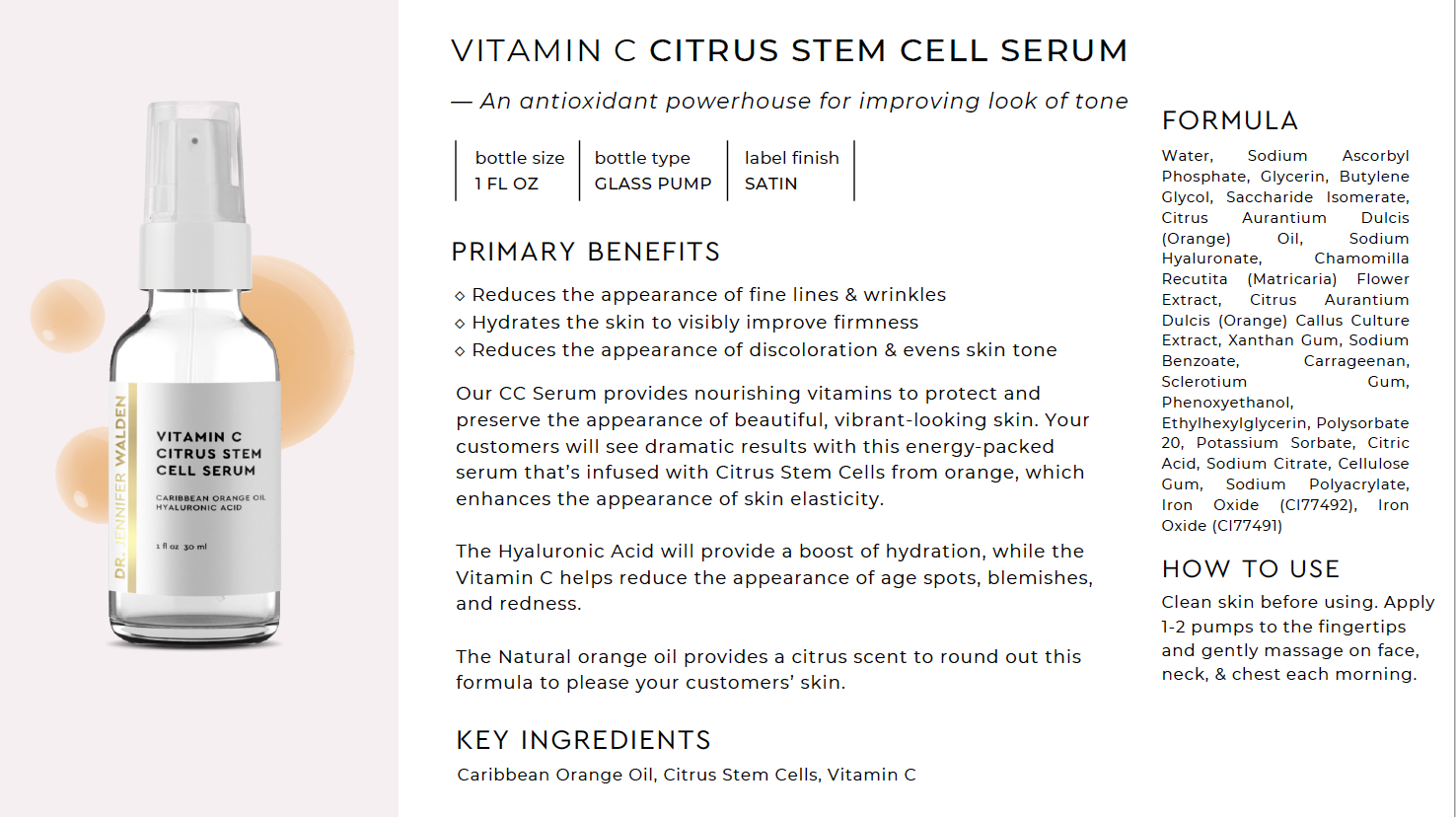 Citrus Stem Cell Serum with Vitamin C-3